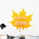 Autumn Maple Leaf Wall Decal
