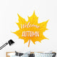 Autumn Maple Leaf Wall Decal