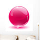 3D Crystal Glass Sphere Wall Decal