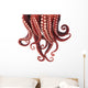 Dangling Tentacles Octopus Wall Decal