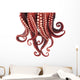 Dangling Tentacles Octopus Wall Decal