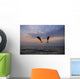 Pair Bottle Nose Dolphins Wall Decal