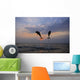 Pair Bottle Nose Dolphins Wall Decal