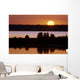 Sunset Over Cook Inlet Southcentral Alaska Summer Wall Mural