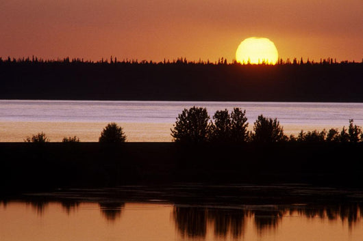 Sunset Over Cook Inlet Southcentral Alaska Summer Wall Mural