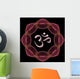 fractal lotus aum Wall Mural