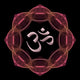 fractal lotus aum Wall Mural