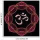 fractal lotus aum Wall Mural