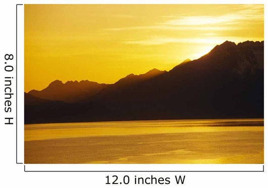 Sunset Prince William Sound Sc Alaska Summer Wall Mural