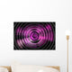 Abstract Purple Hypnotic Background Wall Mural