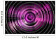 Abstract Purple Hypnotic Background Wall Mural
