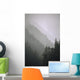 Trees In Fog Seward Southcentral Ak Winter Scenic Wall Mural