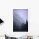 Trees In Fog Seward Southcentral Ak Winter Scenic Wall Mural