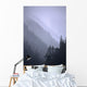 Trees In Fog Seward Southcentral Ak Winter Scenic Wall Mural