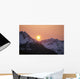 Sunrise Over Snowcapped Chugach Mtns Sc Ak Summer Copper River Delta Wall Mural