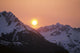 Sunrise Over Snowcapped Chugach Mtns Sc Ak Summer Copper River Delta Wall Mural
