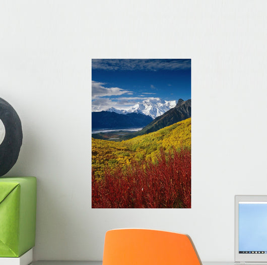 Fall Foliage Overlooking Kennicott Wall Decal
