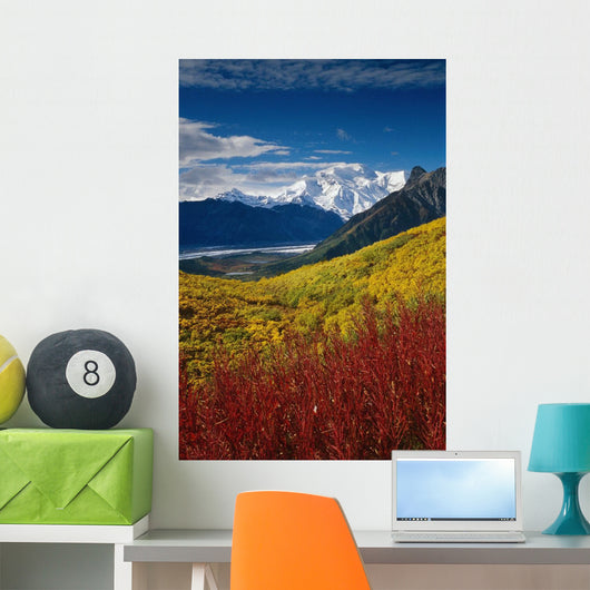 Fall Foliage Overlooking Kennicott Wall Decal