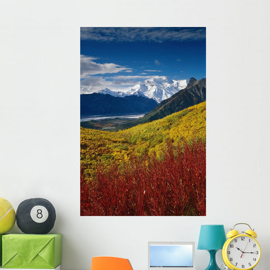 Fall Foliage Overlooking Kennicott Wall Decal