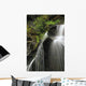 Waterfall Flows Down Cliff Wall Mural