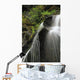 Waterfall Flows Down Cliff Wall Mural