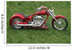 red chopper Wall Mural