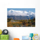 Pair Hikers Enjoy Fall Wall Decal