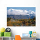 Pair Hikers Enjoy Fall Wall Decal