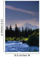 Mt Mckinley W/ River Summer Scenic Southside View Sc Ak Wall Mural
