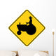 Farm Tractor Vehicle Ahead Wall Decal