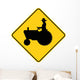 Farm Tractor Vehicle Ahead Wall Decal