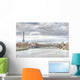 alexander iii bridge and eifell tower Wall Mural