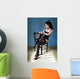 Ankleide-Pinup Wall Mural