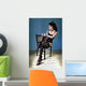 Ankleide-Pinup Wall Mural