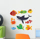 Marine Life Collection Wall Decal Sticker Set