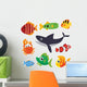 Marine Life Collection Wall Decal Sticker Set