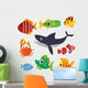 Marine Life Collection Wall Decal Sticker Set