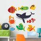 Marine Life Collection Wall Decal Sticker Set