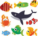 Marine Life Collection Wall Decal Sticker Set