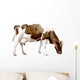 Watercolor Illustration Cow Village Wall Decal