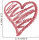 Lipstick Heart Wall Decal