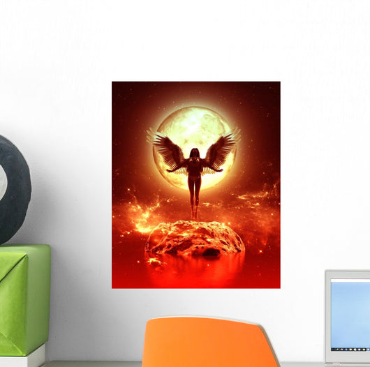 Angel Lava Heaven Wall Decal