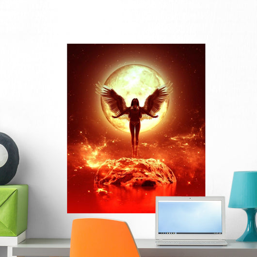 Angel Lava Heaven Wall Decal