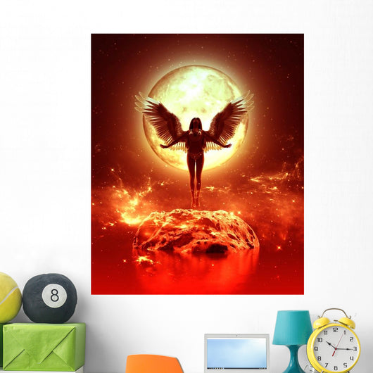 Angel Lava Heaven Wall Decal