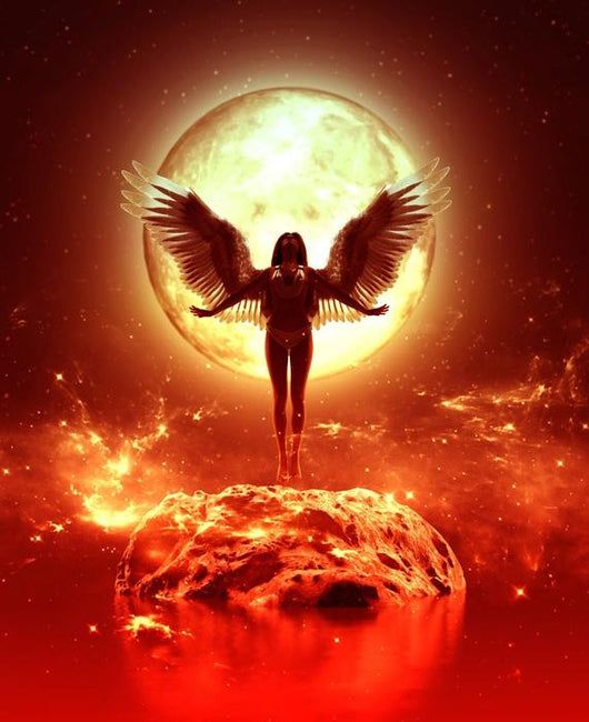Angel Lava Heaven Wall Decal