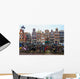 Amsterdam Houses and Bikes Wall Decal