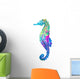 Watercolor Seahorse Wall Decal