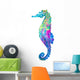 Watercolor Seahorse Wall Decal