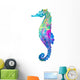 Watercolor Seahorse Wall Decal