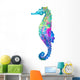 Watercolor Seahorse Wall Decal